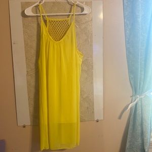 Yellow summer dress